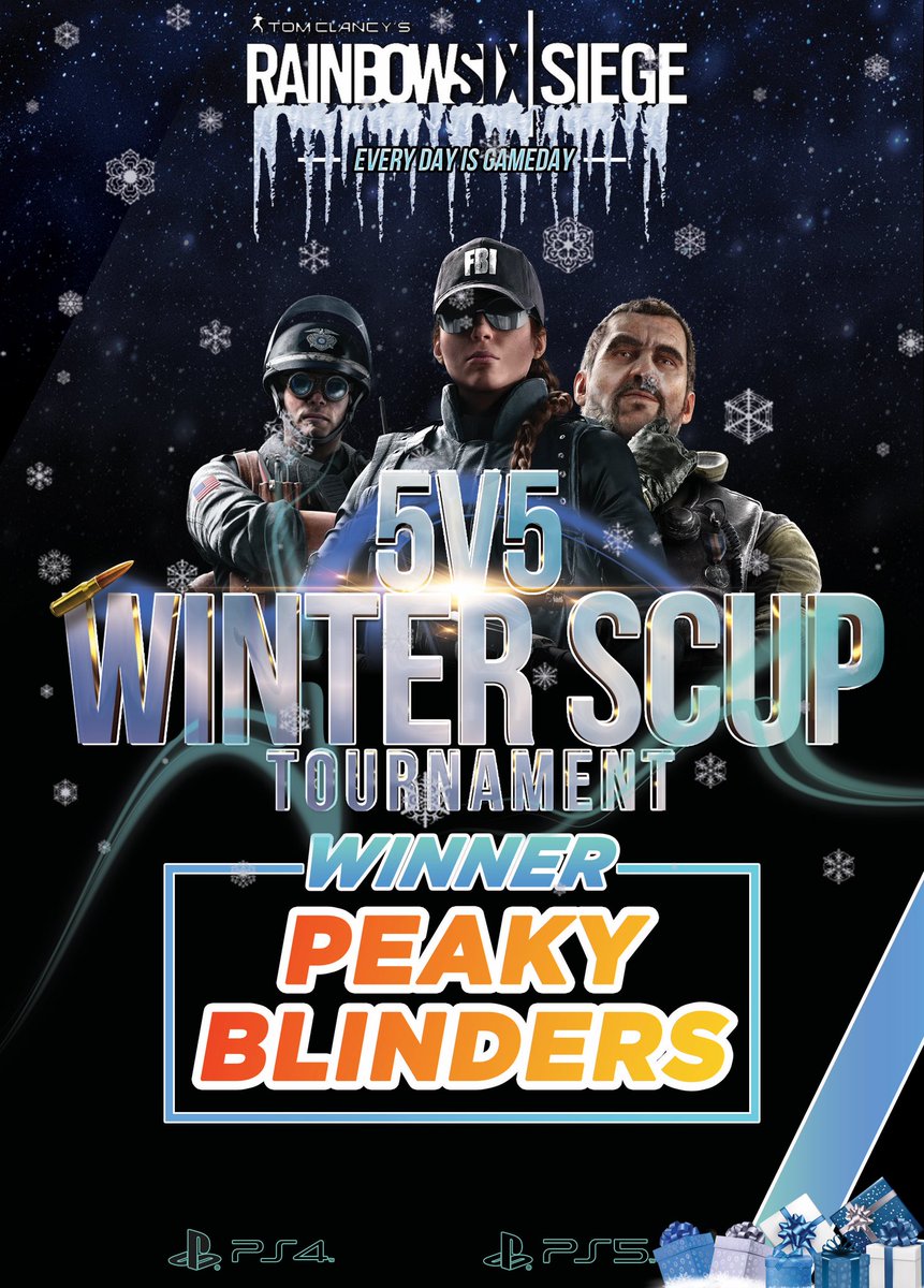 Vestyuh's tweet photo. 🏆WINNERS WINTER SCUP🏆

Félicitations aux Peaky Blinders de @EntryGxld 🥇

Félicitations aussi aux finalistes BAK de @Fenosrov 🥈

Merci pour tout, c’était énorme 😍 Des GG pour tout le monde, viewers, joueurs comme organisateurs c’était parfait 🔥

#RT https://t.co/Q4oDXajGpv