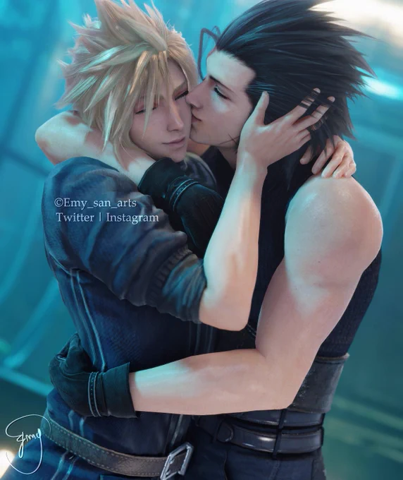 Smooch! #FF7CCR #Zakkura 