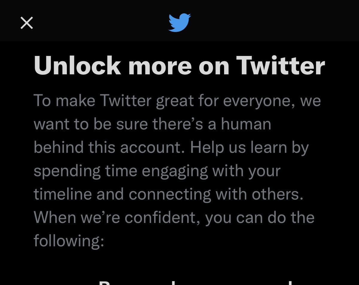 Apparently I’m showing bot-like tendencies…or perhaps Twitter is doing this to drive engagement?