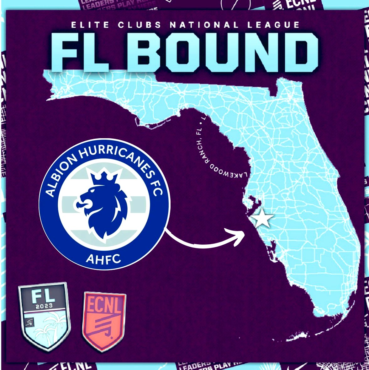 Let’s GO! 💪 Travel day for our team to #ECNLFL. Our first game is tomorrow at 9:50 🆚 FSA FC on Field #15. Hope to 👀 you there! 💙 #ahfcsoccer #ahfcfamily #ahfcpride