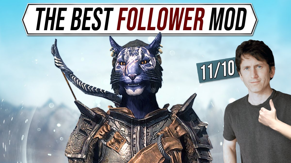 eso_danny's tweet photo. In a recent interview Todd Howard revealed his favorite follower mod and I decided to give it a try myself!

I must say I feel like I was conversation with an actual person, some of the interactions were so natural that they caught me off guard. 

Here's an example...part 1/2 https://t.co/kdqgIbERhH