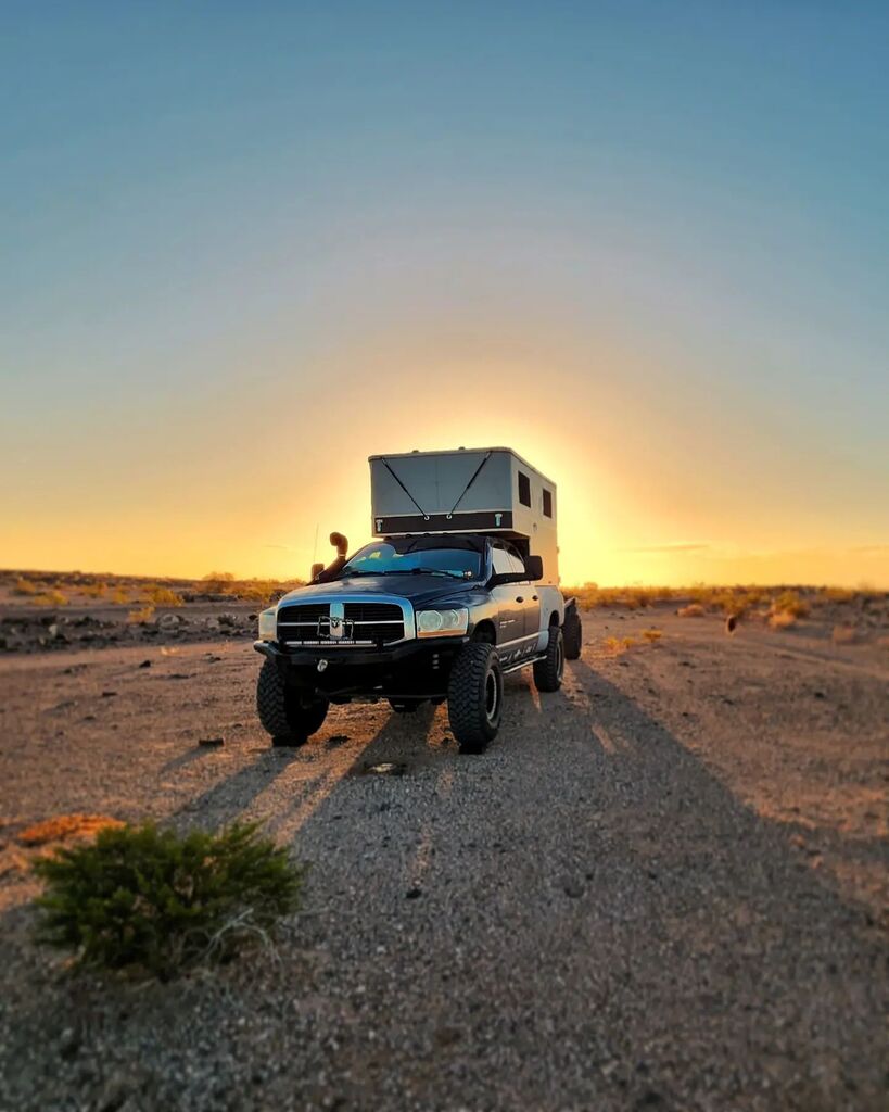 It glows
.
.
.
.
.#BlkWgn #FamilyOffTheMap #getoutside #AmericanAdventurist #OvrlndCamper #camping #campsite #intoxventures #GoExploreUSA #falkenspotting #campingfamily #familycamping #sunrise #powerwagon #dodgeram #truckcamper instagr.am/p/CnH_u-Evx7U/