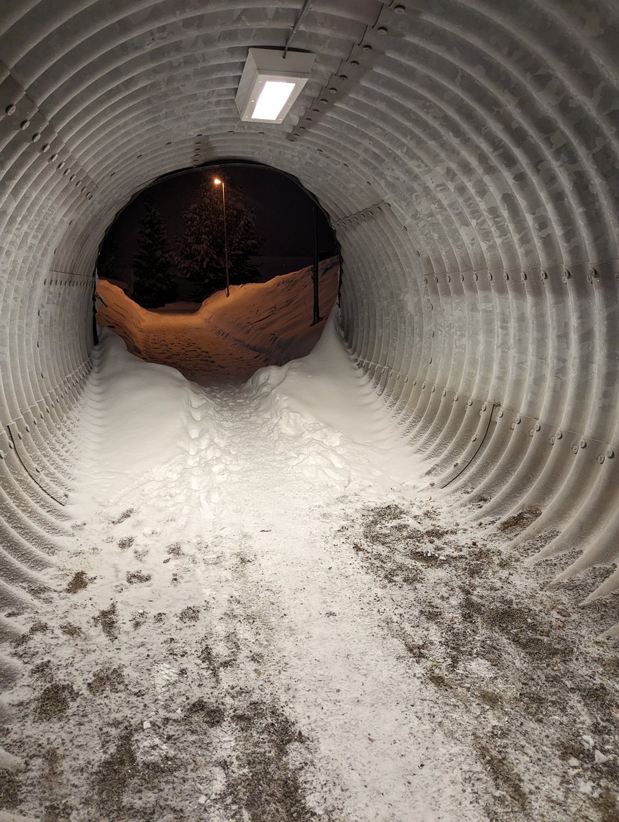 Doramusicana's tweet photo. Prefer hiding in the tunnel when it is heavy snow ❄️⛄ #tunnel #walk #snow #longingforspring https://t.co/MS8R8bR6ob