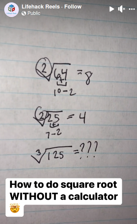 MathCurmudgeon's tweet image. #mathfail 
So focused on a &quot;clever&quot; method, they got the problem wrong. @howie_hua