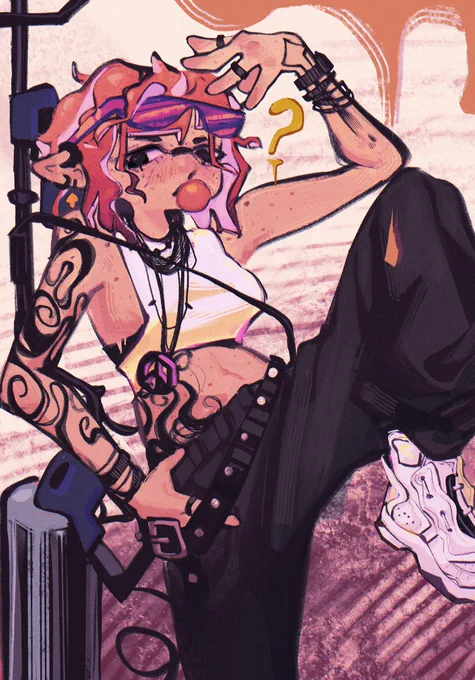 Thank you Splatoon 3 for this amazing haircut...now I have motivation two draw new girls for myself muah 