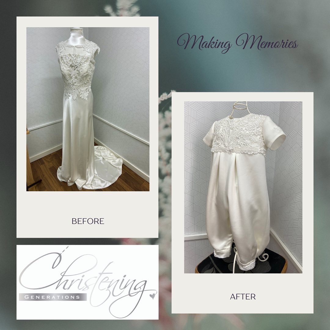 ChristeningGen's tweet photo. Is your family expecting a new arrival this year? Creating a family heirloom Christening gown from yours or your Mum’s wedding dress is a great way to celebrate and pass on your legacy to future generations 💛 #christeninggenerations #curatorofmemories #madeincarlow https://t.co/7KY2DcMBwq
