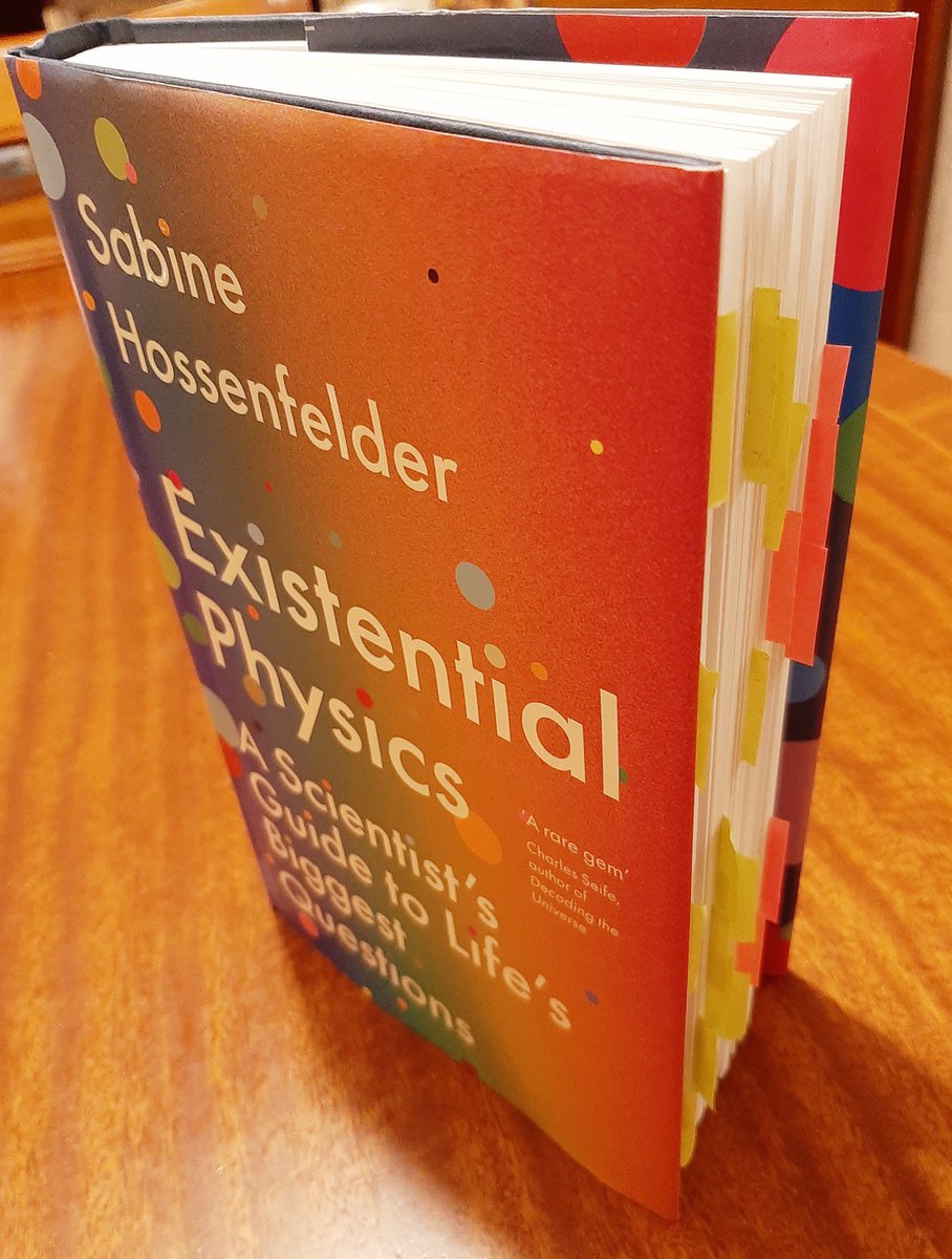 1/2 <a href="/skdh/">Sabine Hossenfelder</a> I have read your excellent book. I propose the Universe is not an equation for mathematicians to find, it is akin to Darwin's evolution: a theory, (natural selection) and a mechanism (survival of the fittest) which combine to make a law.