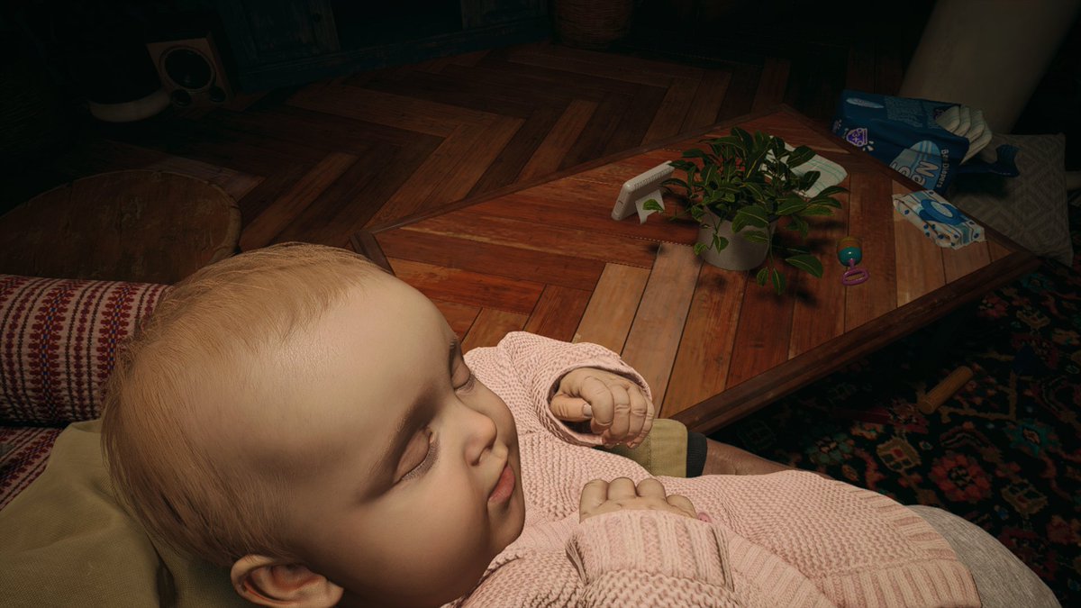 jericocarpiofe's tweet photo. Osea que yo entro a la play para cuidar bebes #residentevil #village #PS4share https://t.co/tCzsdWZAN9