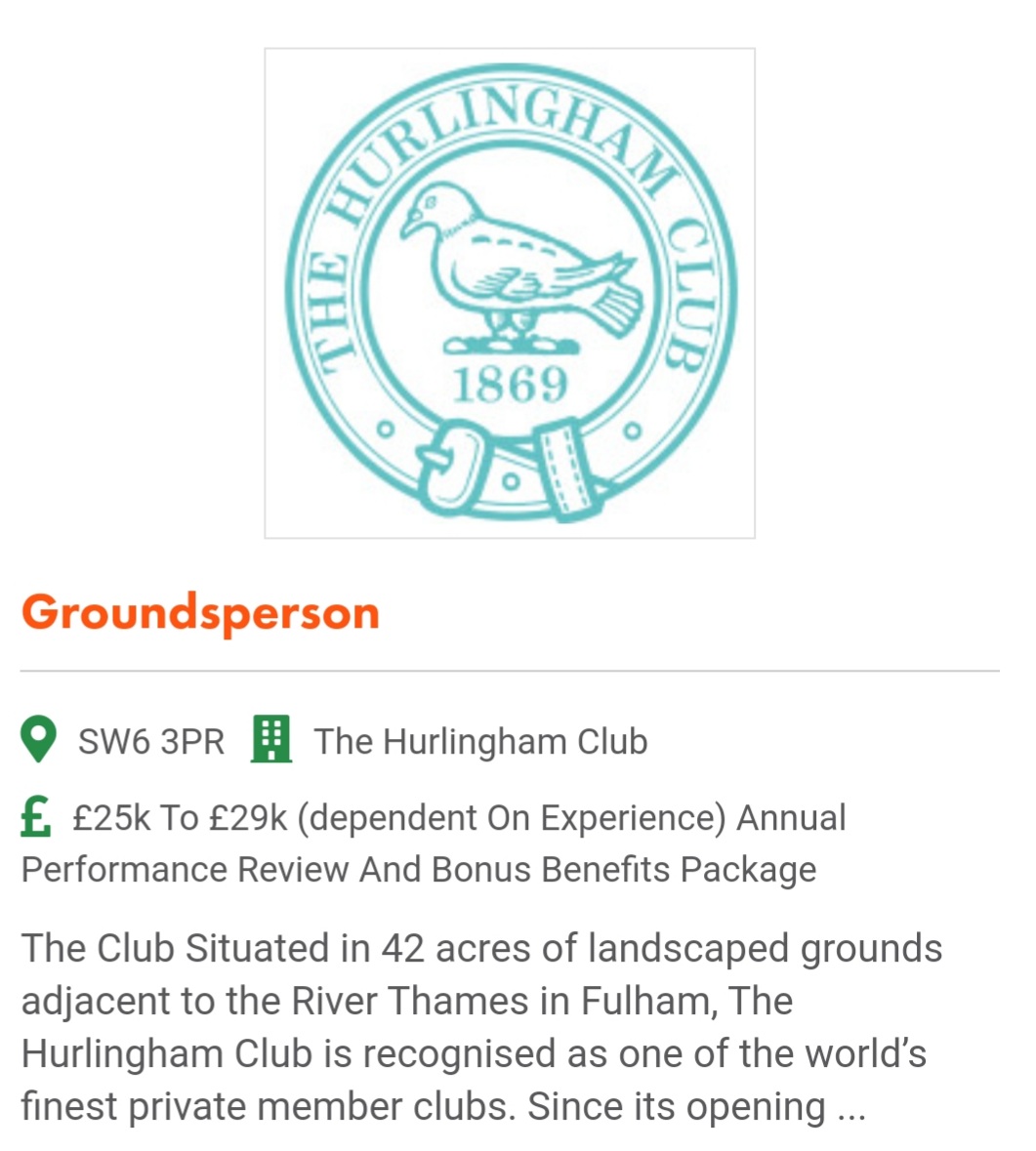 Great opportunity to join our team at the Hurlingham Club as a groundsperson!
Details in the link here:
pitchcare.com/jobfinder/offe…
#HurlinghamClubjobs #HurlinghamClub #groundsperson