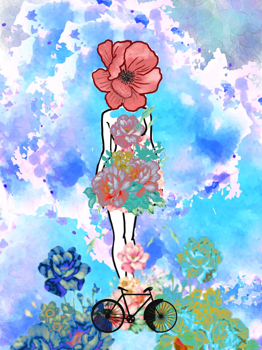 interesting lady is coming🥳🥳🥳 opensea.io/collection/int… #NFT #NFTCollection #NFTCommuntiy #nftart 
“Blumen Lady” 🌺