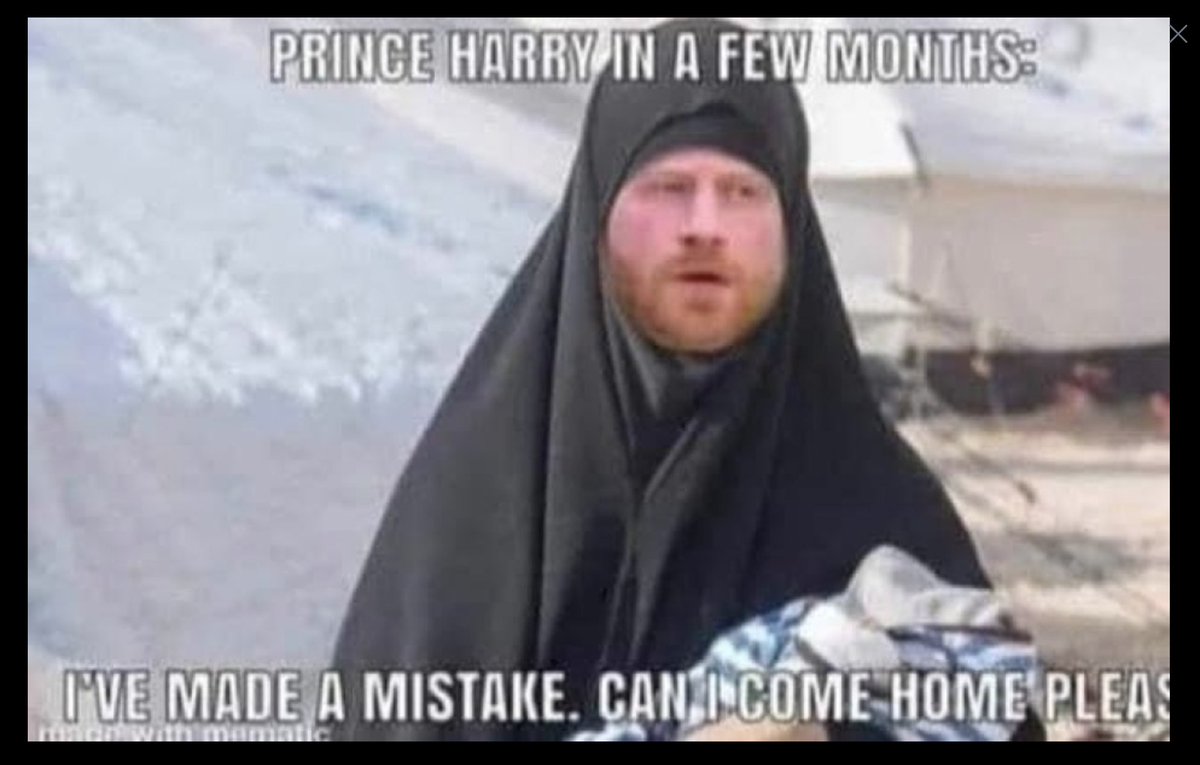 Fast forward six months, a message arrives for Prince William and Catherine from Montecito...

#Hazbeen 
#HarryisJealous 
#PrinceHarryisaLiar