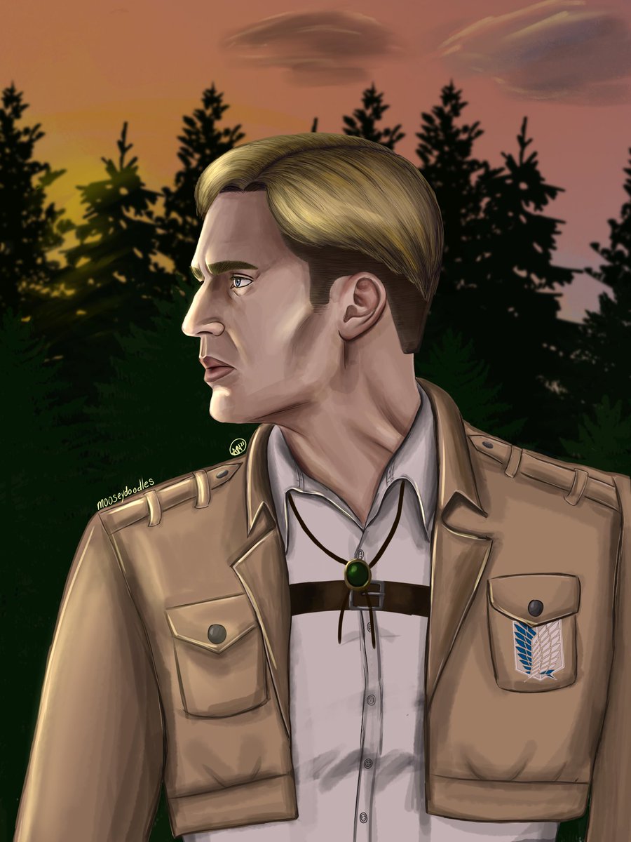 The character vs how you draw the character~
I love drawing this man #erwinsmith