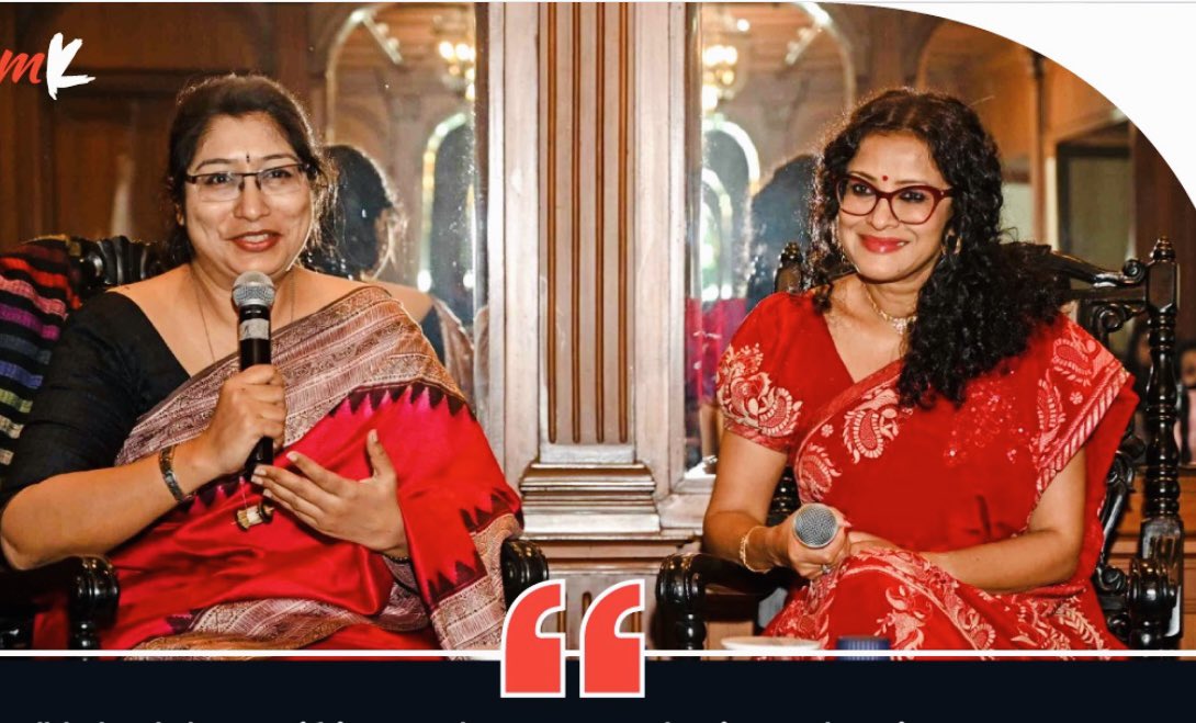 Thank you! It was a wonderfully literary gathering filled with Acrobatics, hosted by <a href="/PrabhaKhaitan/">Prabha Khaitan</a> <a href="/TajBengal/">Taj Bengal</a> <a href="/TT_My_Kolkata/">My.Kolkata</a> <a href="/shreecementltd/">Shree Cement Limited</a> <a href="/authorafternoon/">An Authors Afternoon</a> 

<a href="/juggernautbooks/">juggernautbooks</a> <a href="/Chikisarkar/">Chiki Sarkar</a> <a href="/dcfrombc/">Debanjan Chakrabarti</a> <a href="/ttindia/">The Telegraph</a> <a href="/t2telegraph/">t2</a> <a href="/sundeepbhutoria/">Sundeep Bhutoria</a> <a href="/Read_WIT/">#womenintranslation</a> <a href="/SanjoyRoyTWA/">Sanjoy K Roy</a> <a href="/translatewomen/">Translating Women @translatingwomen.bsky.social</a>