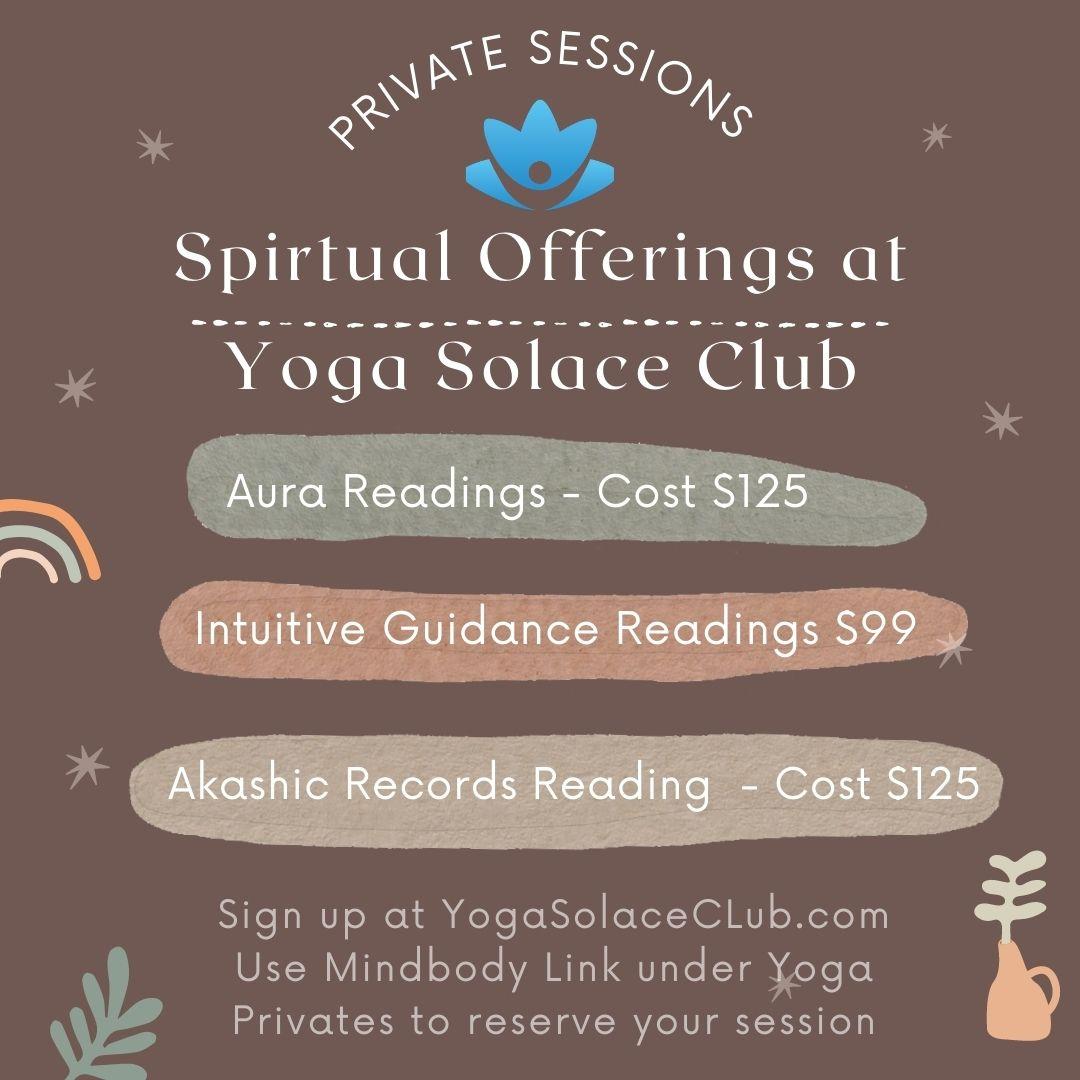 Start 2023 wth Energy Clearing and Healing Workshop! Also *NEW to YSC* - Spiritual Offerings available.   Read about them in our Newsletter below! conta.cc/3ijyks4 #yogasolaceclub #YSC2023 #newspiritualyou
conta.cc/3ItOIB5