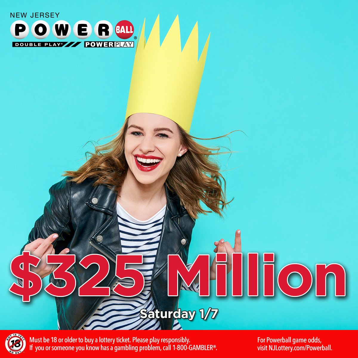 New jersey lottery on twitter tonight s powerball jackpot is up to