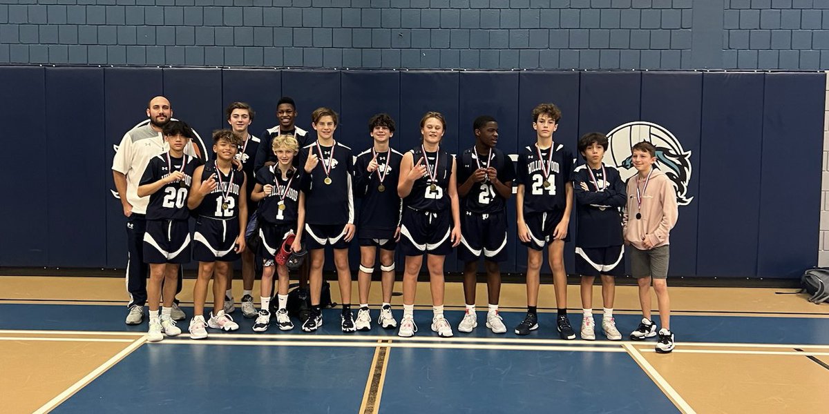 The 8th B team won the whole dang thing!! Congratulations to the Klein/Tomball tournament champions!!!