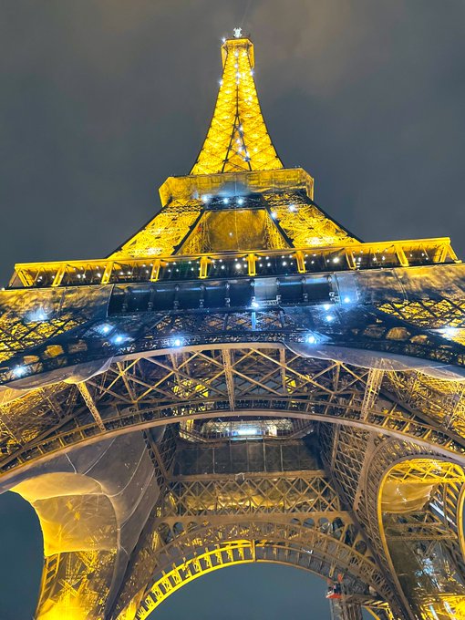 ヤマト工芸 DE LUZE ドリューズ エッフェル塔 金 ゴールド