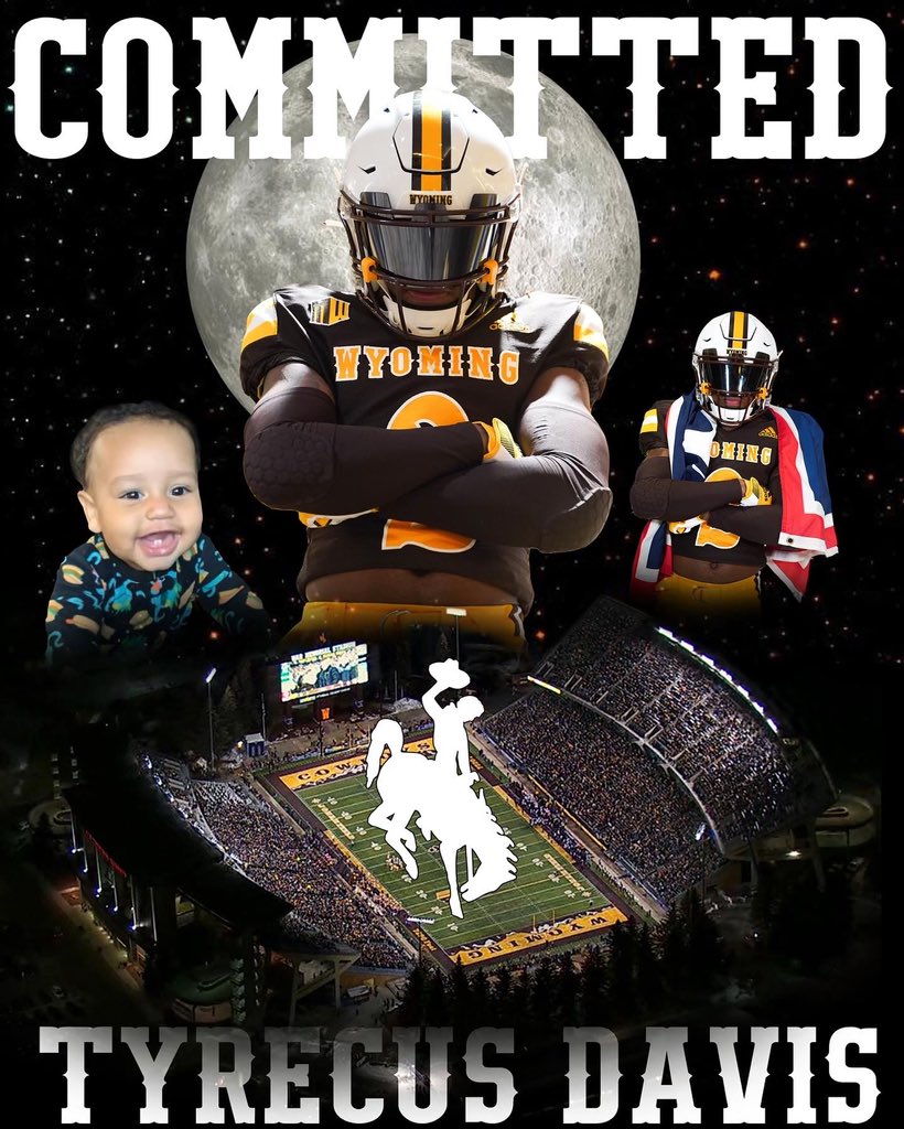 TYRECUSDAVIS_2's tweet photo. Sorry fa the wait committed 🤠🟡🟤@wyo_football https://t.co/aZZLCCCcGp
