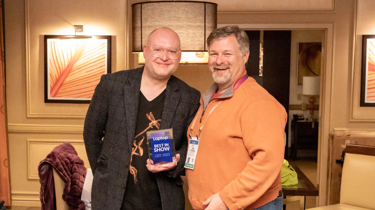 laptopmag's tweet photo. Congratulations to @periodicaudio for picking up our Best Audio award at #CES2023 🏆

This small-but-impactful device is a miniature DAC amp that gives you high fidelity sound on your Android phone with ease! https://t.co/aadlwofTxL