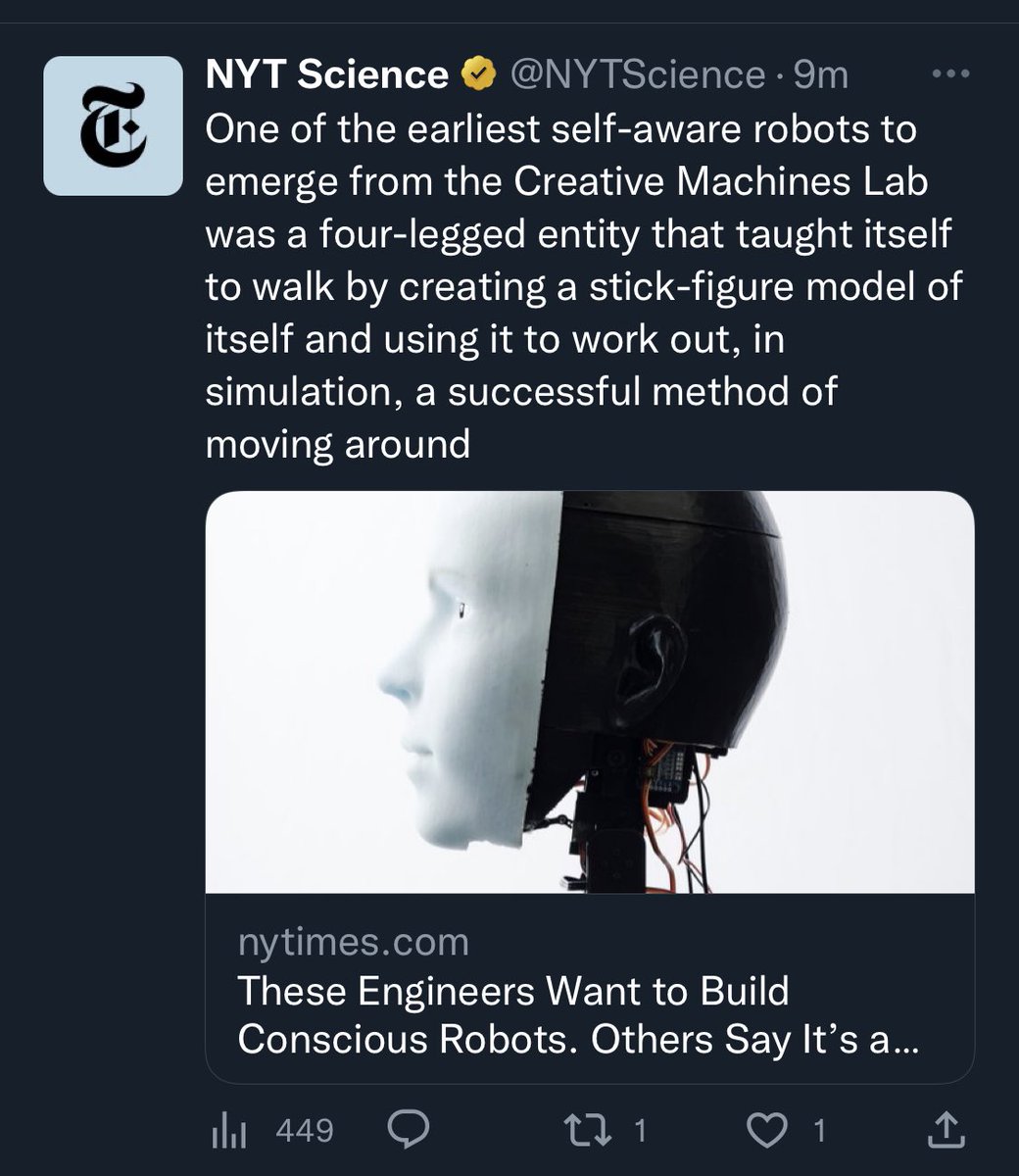 yuvalmarton's tweet image. Are ⁦@NYTScience⁩ correspondents self-aware of this ridiculous #AIHype ?