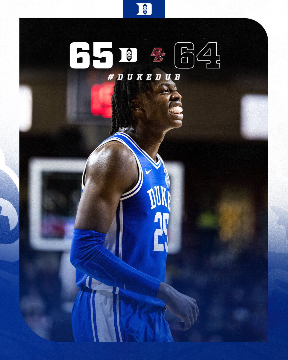 DukeMBB's tweet photo. Won it with defense #DukeDub https://t.co/E3RK2oo1R9