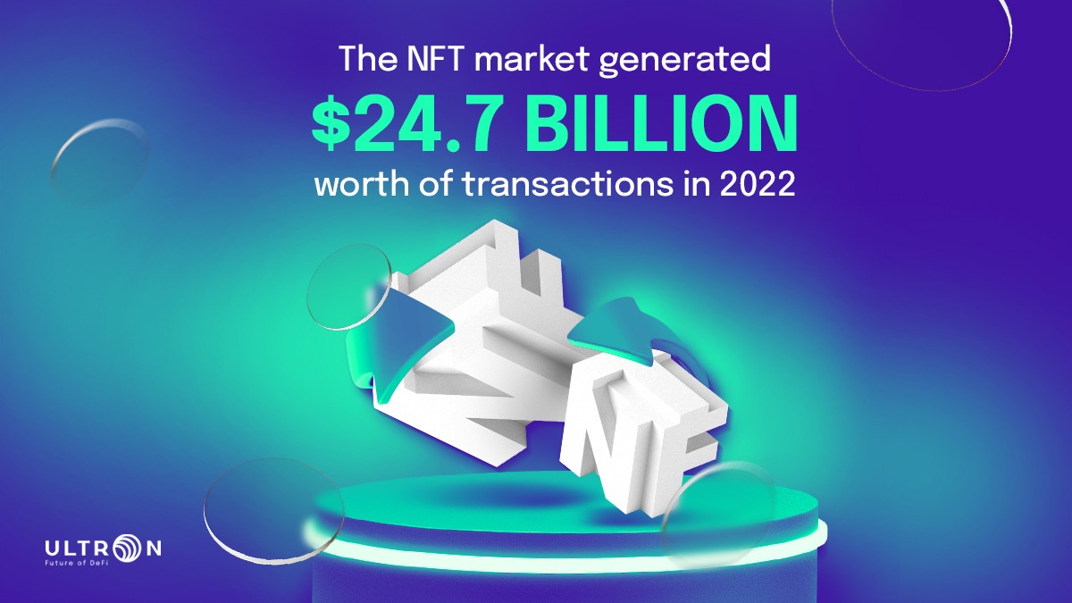 ultron_found's tweet photo. With over $24.7 BILLION worth of 🔁 transactions, NFTs are here to stay! [THREAD] https://t.co/fJb5nKUcki
