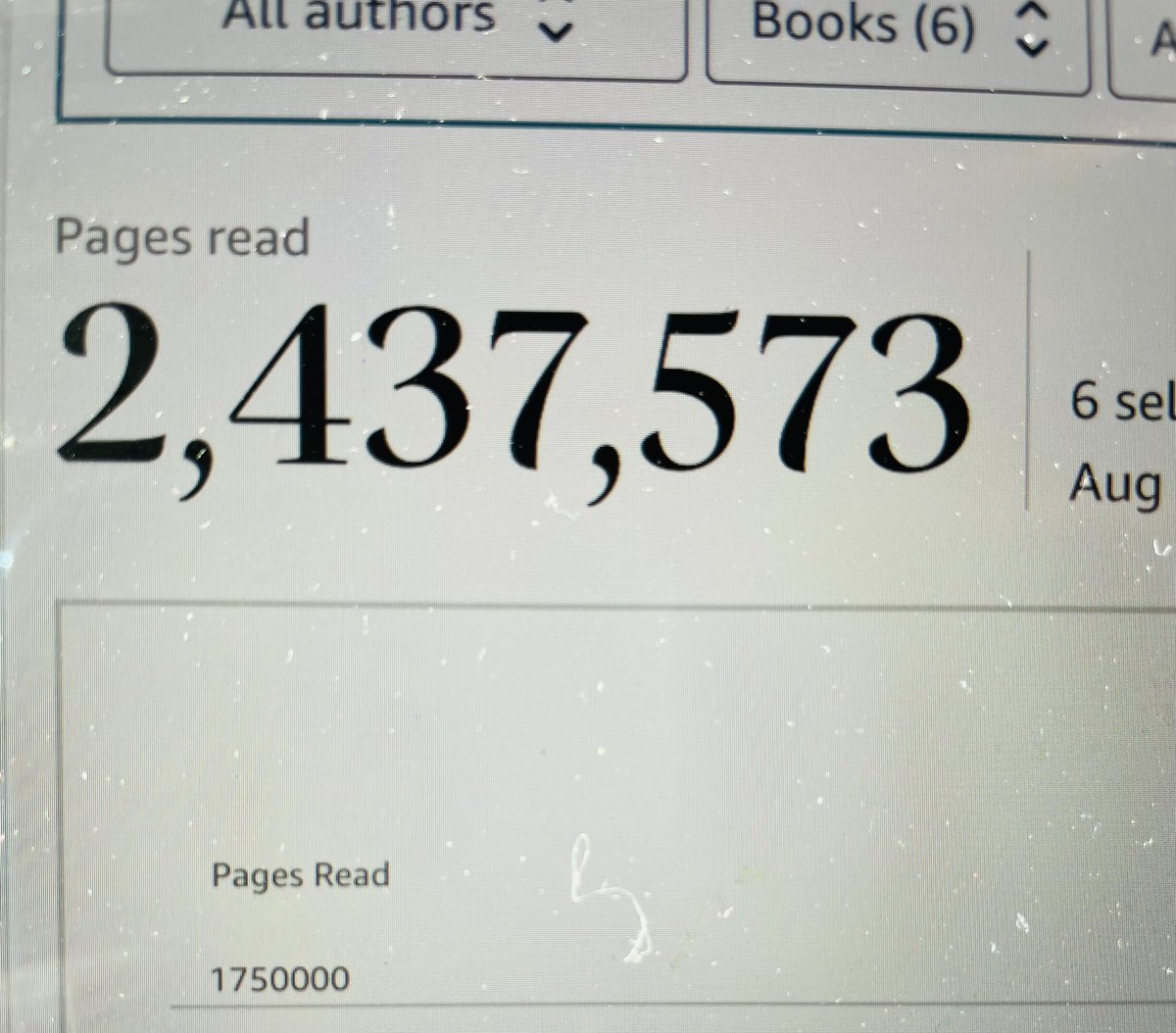 2,4 millions de pages lues pour ma saga de fantasy ❤️ j’ai le droit d’espérer doubler ça en 2023 ?