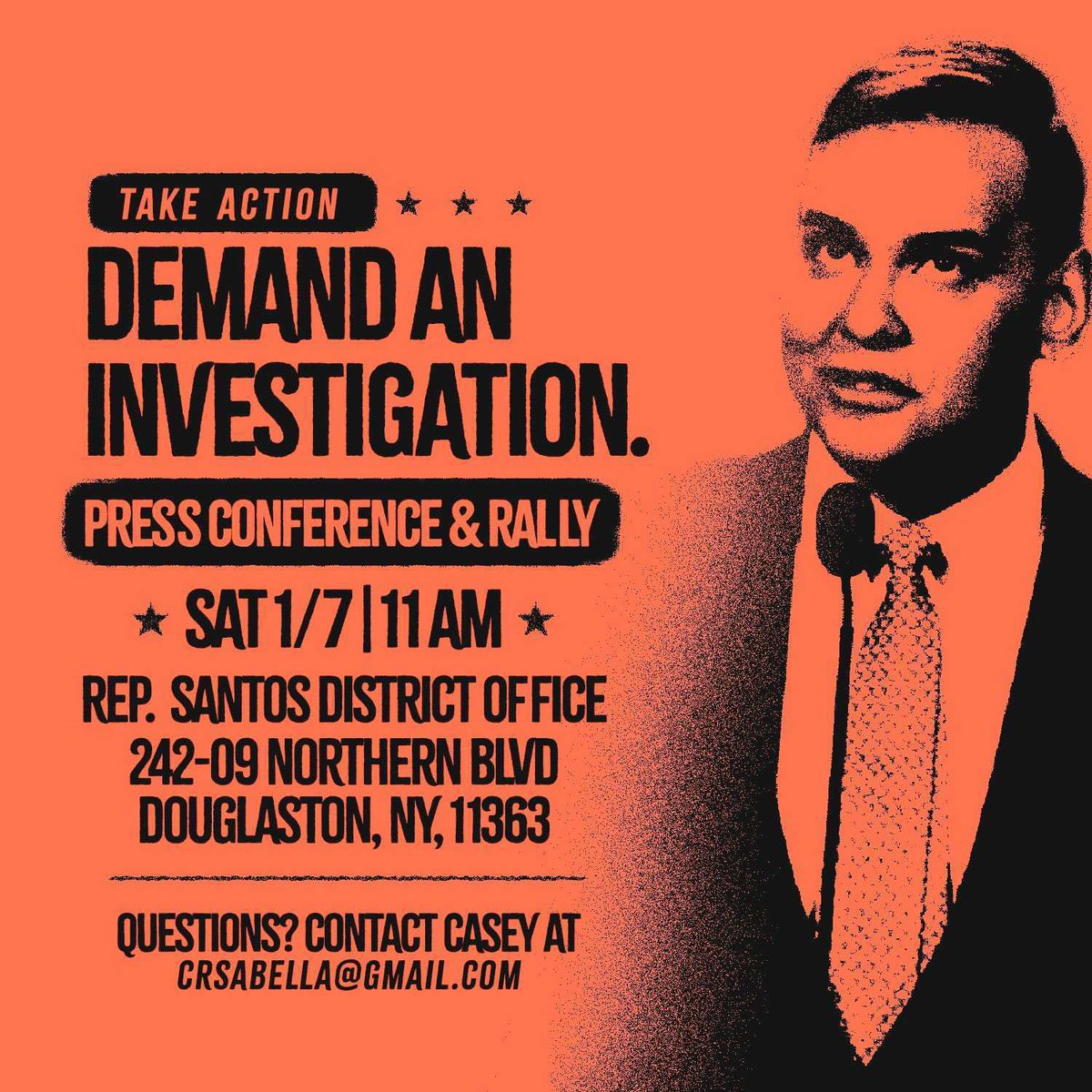 Today I was glad to support the community in Douglaston as we stood against the tyrant of lies Rep. George Santos. He does not represent the fabric of the Queens, NY community that has set the standard for diversity in this country. #GeorgeSantos #GeorgeSantosMustResign