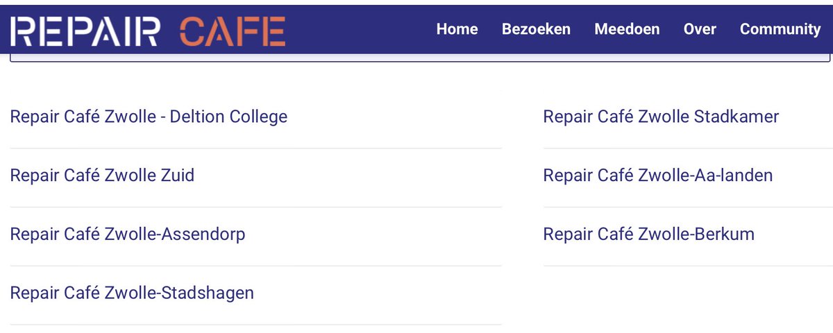 RepairZwolle's tweet photo. Een mooie start van 2023: in Zwolle zijn inmiddels 7 Repair Cafés aangesloten bij de landelijke Stichting Repair Café! 
🔎🔧🛠🔩🔦💡🪛⚙️ https://t.co/D4HtjMK3wg