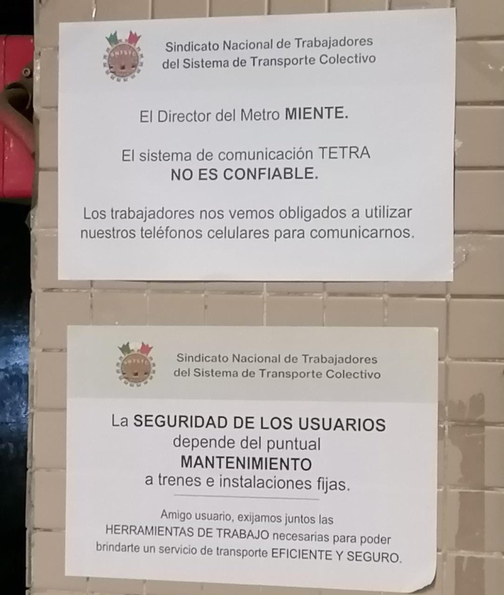 palomaSnchez's tweet photo. • En 2020 chocaron trenes en metro Tacubaya.
• En enero de 2021 se incendió el Centro de Control.
• En mayo de 2021 sucedió la tragedia de la Línea 12.
• Hoy chocaron trenes en la Línea 3.

Sí #EsClaudia la responsable de las tragedias que han sucedido en el metro. https://t.co/k8wYQrInr0
