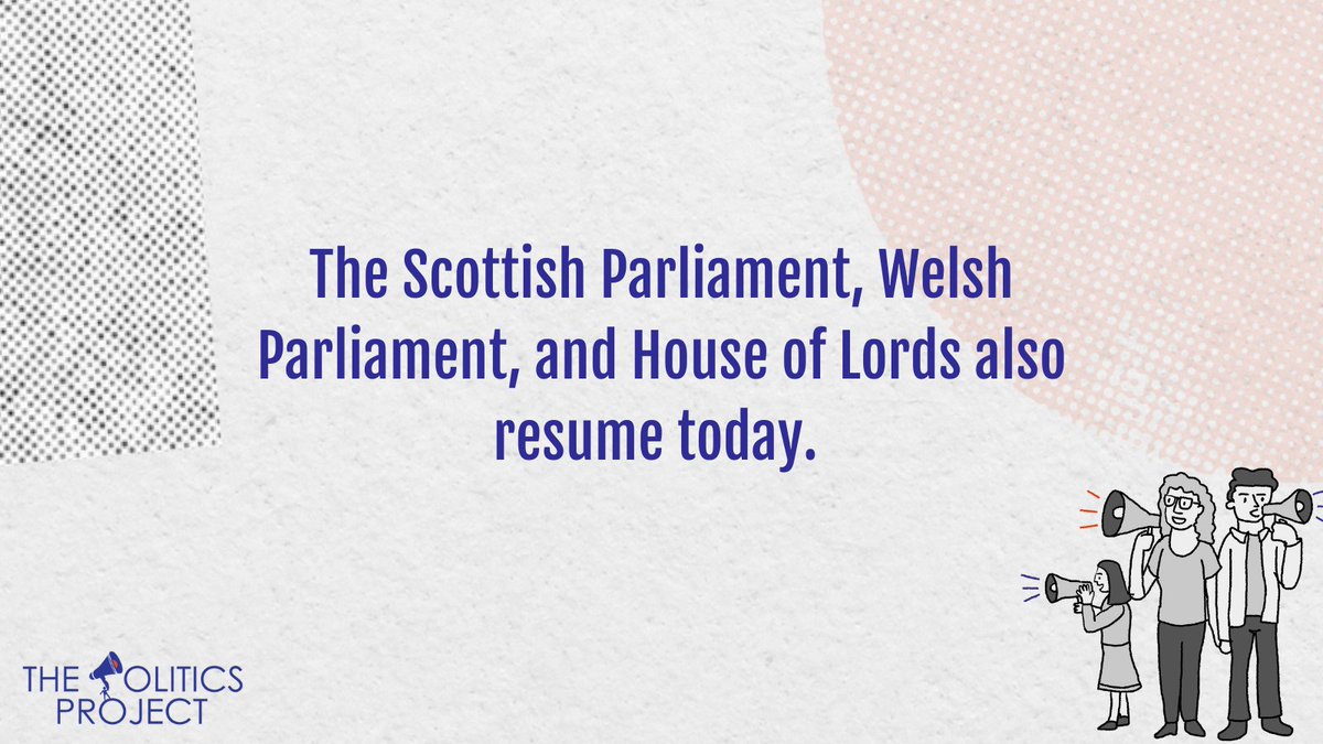 PoliticsProject's tweet photo. You've heard of #BackToSchool. But what about about #BackToParliament?🎒

@UKParliament resumes sitting today, and with it, MPs return to Westminster.

Take a look below to find out if this is the same case across the rest of the UK 👇 https://t.co/f7knepVnX7