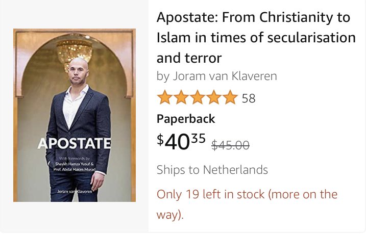 JoramvKlaveren's tweet photo. I started writing an anti-Islam book several years ago, but changed the angle halfway through, due to obtained information to a personal search for God and I ended up closing the book as a Muslim. Allah is the best of planners… #Islam https://t.co/FX3sTCryEQ