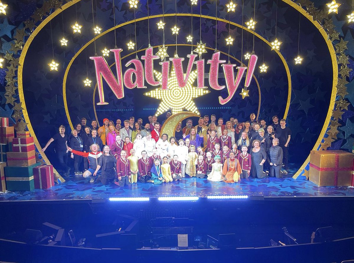 And just like that it’s our last show of NATIVITY! tonight. What a joyful show this is, a huge thank you to <a href="/DeborahIsitt/">Debbie Isitt</a> <a href="/georgedyermd/">George Dyer</a> for trusting me with this. Also to our wonderful band who have been just gorgeous from start to finish 🎄