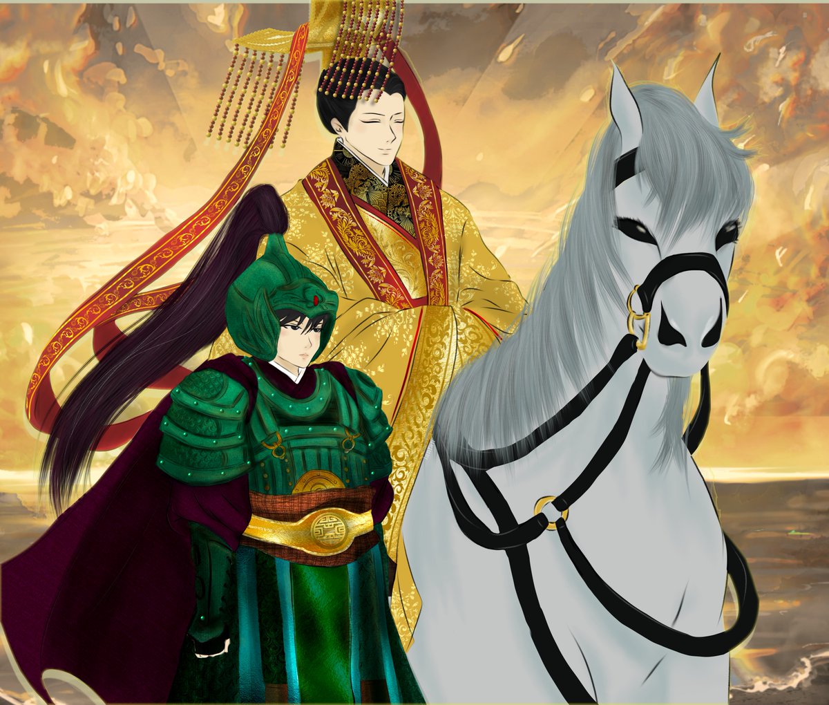 LanFanMeow's tweet photo. When it's 2023 and i still can't draw a horse 🤣
#lanfan #lingyao #lingfan https://t.co/QmBHgWeTqY