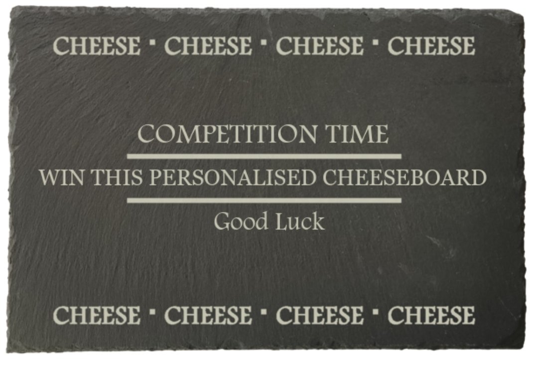 cheese_chaps's tweet image. Competition time, Win a personalised cheeseboard from of our friends @customisedforu just FOLLOW us &amp;amp; @customisedforu &amp;amp; RT this tweet for entry. @ up to 3 friends for extra entries. Winner announced 22/01/22
 UK only customisedforyou.co.uk/collections/pe… #competitions #competitiontime #cheese