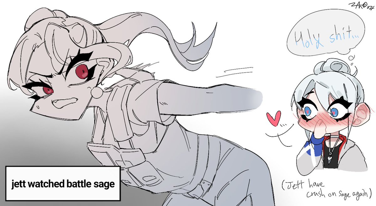 #ValorantArt #jett #sage #healstorm 💘