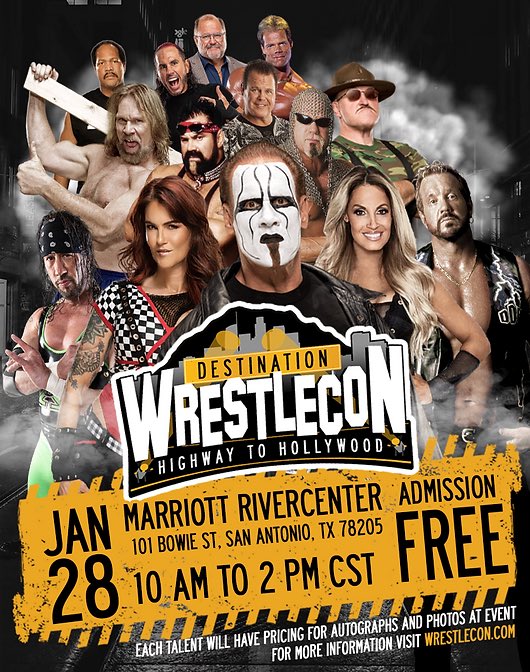 ssvbmr's tweet photo. WrestleCon added @_SgtSlaughter! 🇺🇸
You’re getting your #SlaughterHug rematch, sir! 🤗
Yes, I’m bringing @ad_barron with me. 💜 https://t.co/W1087OFOO0
