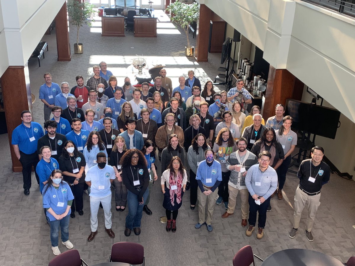 cbiai2es's tweet photo. Day one of our AMS journey to Colorado was a HUGE success! We kicked off our trip with the AI2ES @ AMS meeting; students and faculty networked, paneled, and enjoyed the snow! #AMS #AI2ES #BoulderCO https://t.co/hFDjTTkYUV