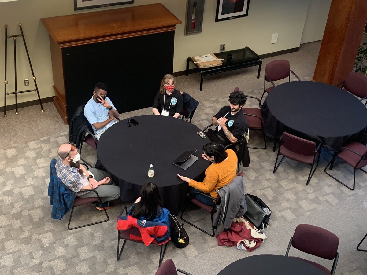 Day one of our AMS journey to Colorado was a HUGE success! We kicked off our trip with the AI2ES @ AMS meeting; students and faculty networked, paneled, and enjoyed the snow! #AMS #AI2ES #BoulderCO