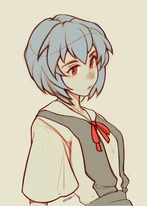 「ayanami rei」Fan Art(Latest)｜4pages