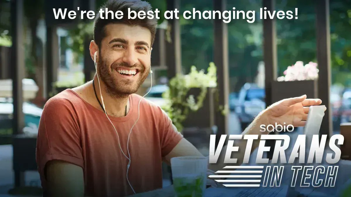 WeSabio's tweet photo. Are you looking to switch careers? Code &amp; succeed with Sabio Coding Bootcamp.

RSVP for an info session➡️https://t.co/wvCoQSNxZk 

#codingbootcamp #vetswhocode #veteranresources #vetscoding #vabenefits #learncoding #veteransupport #careerswitch #careerchange #careertransition https://t.co/qFe2KJFO98