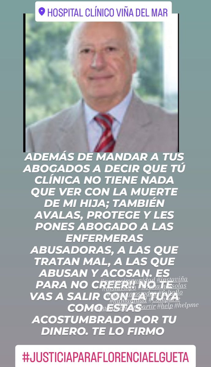 No me quedo callada, no me dejo, no mas faltas de respeto a mi hija. Orfali, tú Clinica tiene todo q ver con la muerte de mi hija y la gente lo sabe. #ayuda #JusticiaParaFlorenciaElgueta #rtsolidario #RTW #rt #viral2023