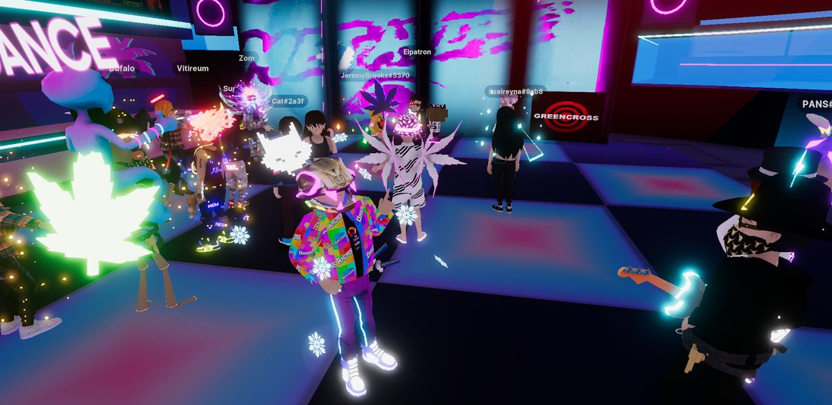 Super Duper Techno Party at the @SugarClub_ 
join us play.decentraland.org/?position=-3%2…
