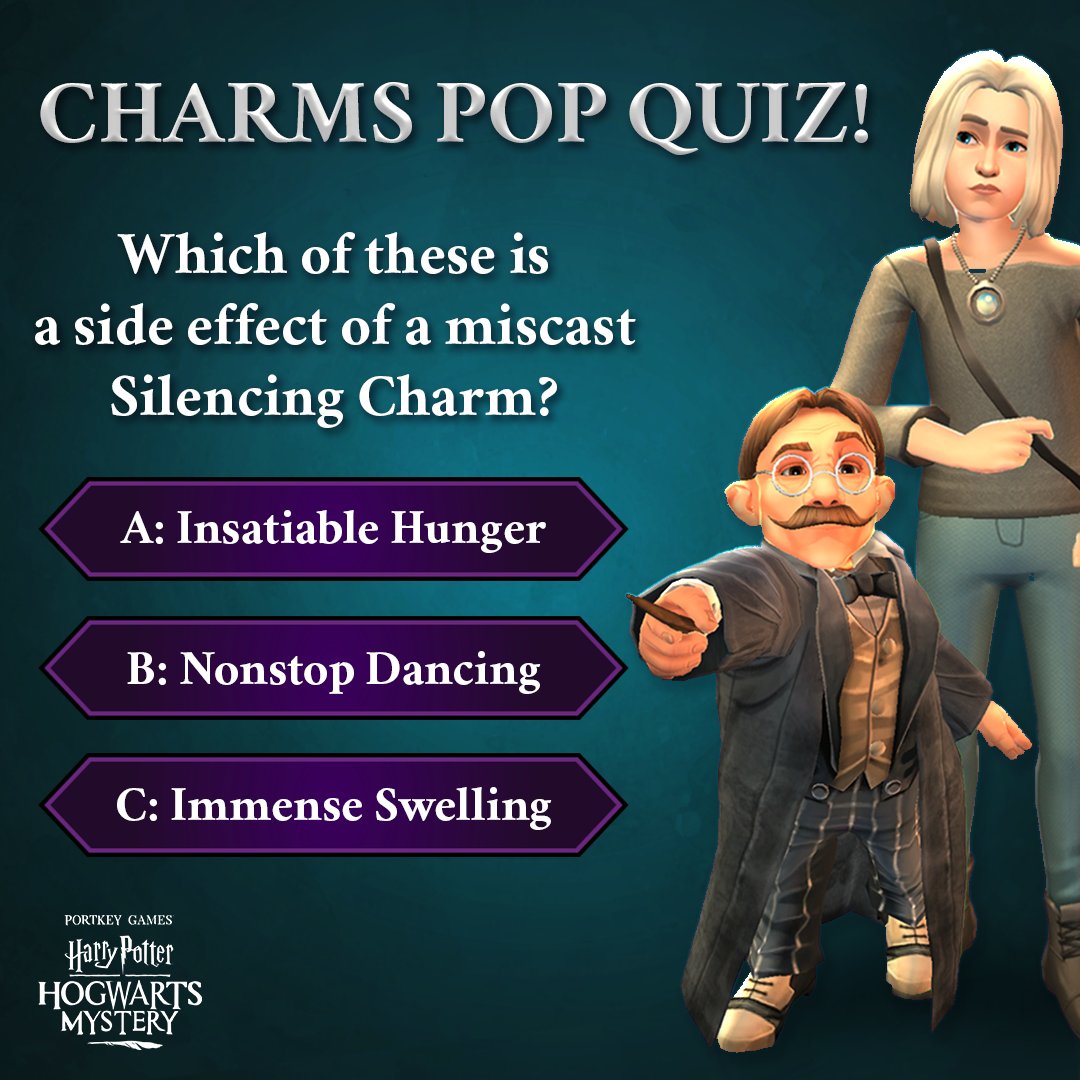 leeuwerik Voornaamwoord Steen Harry Potter: Hogwarts Mystery on Twitter: "Pop Quiz! 🤔 How well do you know your Charms? Let us know your answer in the comments. https://t.co/RNAilLKXBX" / Twitter leeuwerik Voornaamwoord Steen Harry Potter: Hogwarts Mystery on Twitter: "Pop Quiz! 🤔 How well do you know your Charms? Let us know your answer in the comments. https://t.co/RNAilLKXBX" / Twitter