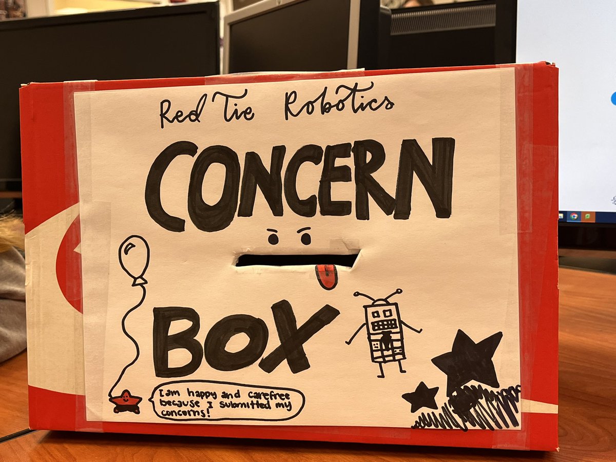 don’t forget to concern your concerns in the concern box!!