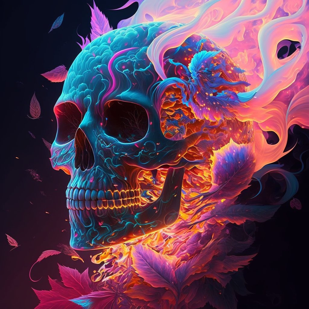 Akamotonft's tweet photo. ☠️🔥⚡️
#Midjourney #onfire #generativeart #skullhead https://t.co/F6RywH3s31