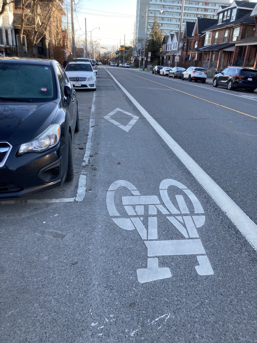 g_meslin's tweet photo. My annual reminder that it is January, streets are clear and dry, and no snow seems imminent. The absence of safe routes is the obstacle to cycling in Toronto, not winter. https://t.co/JhfzUsiOSe