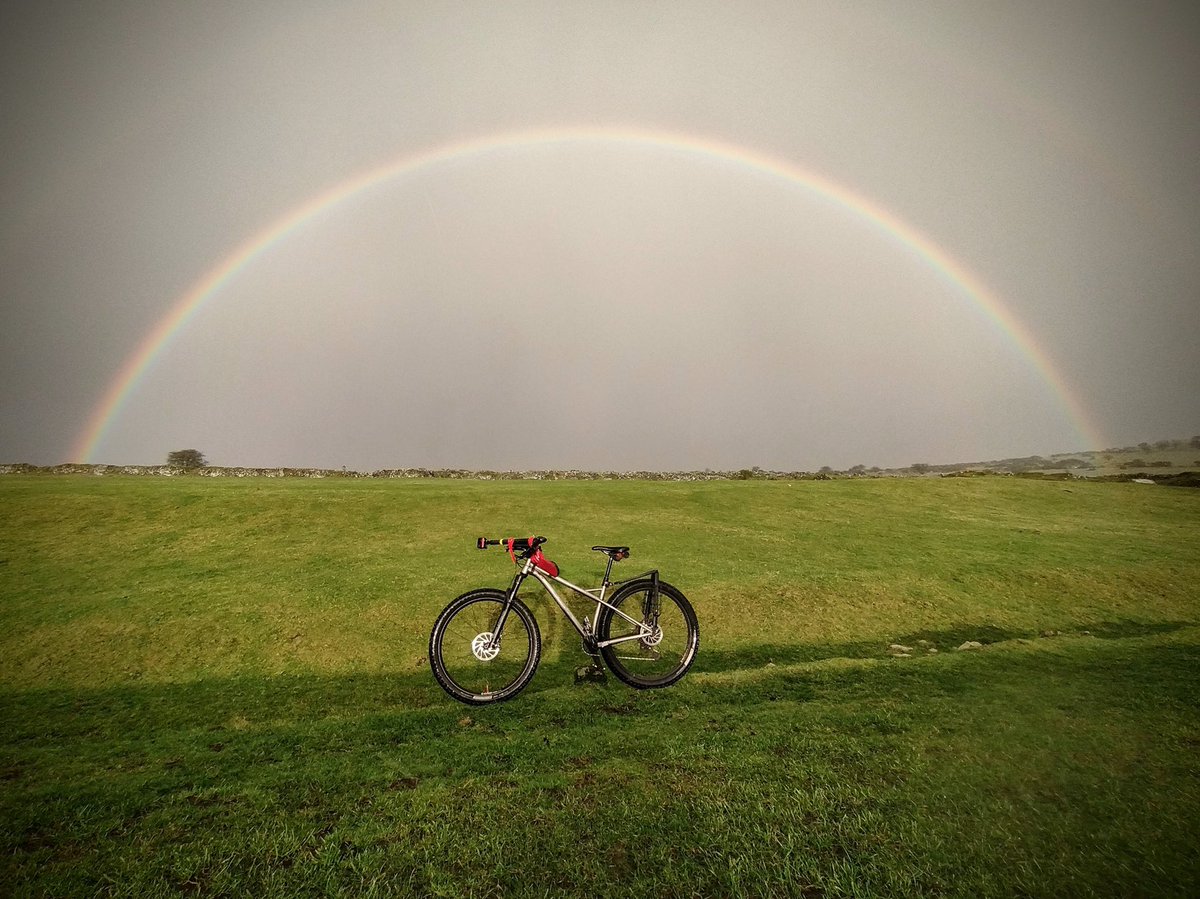 I got in some gale force mtb'ing around king tor today. The moors delivered a potpourri of conditions from driving rain, freezing winds and hail to wonderful moments of calm like this. #sonderbikes #alpkit #goniceplacesdogoodthings #wanderbike #hardtailmtb #dartmoor #Devon