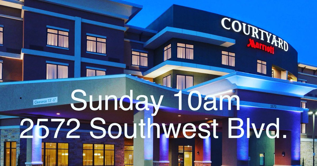 PTNelson's tweet photo. Join us tomorrow, Sunday, January 8, 2023 at @SanAngeloCFC at 10am at the Courtyard by Marriott (2572 Southwest Blvd.)
#church #sunday #SundayService https://t.co/6a1U40ygvQ