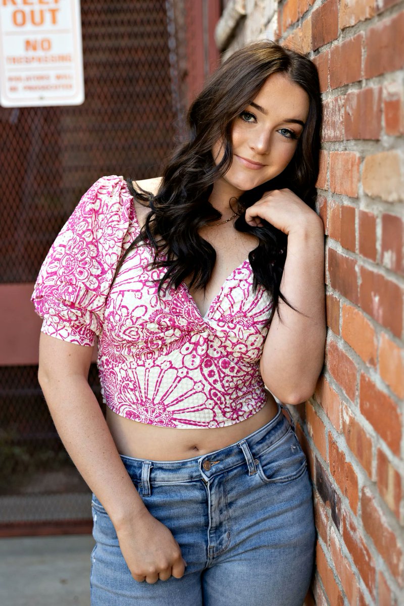 I LOVE this top on Nya!  The color, cut, and pattern are all home runs!  Don't shy away from pattern!!  It looks awesome in pictures!!